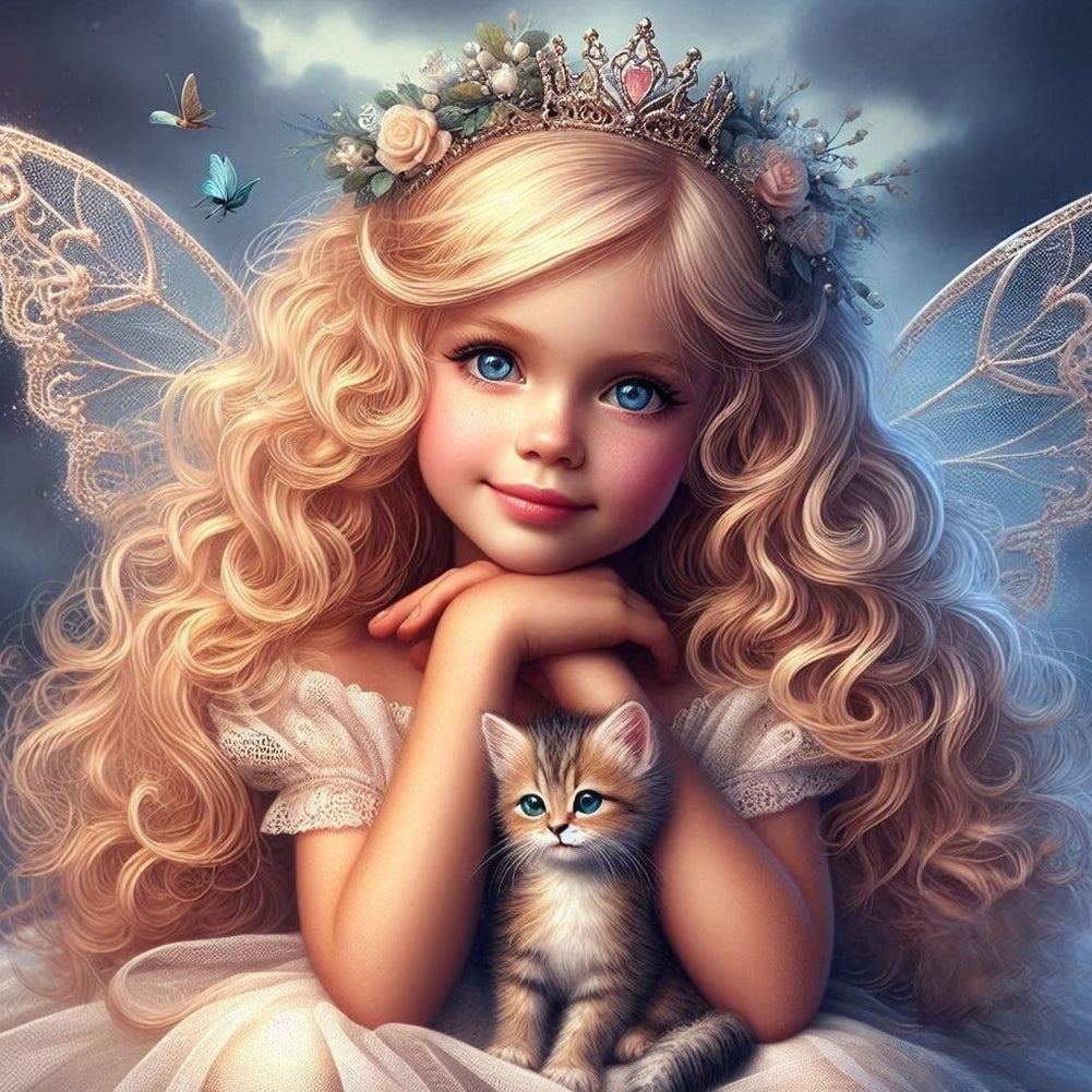 Diamond Painting - Full Round - Elf Girl (40*40CM)