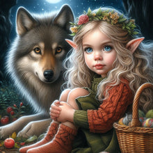 Load image into Gallery viewer, Diamond Painting - Full Round - Elf Girl (40*40CM)
