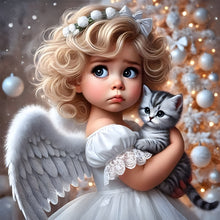 Load image into Gallery viewer, Diamond Painting - Full Round - Angel Child (40*40CM)
