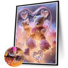 Load image into Gallery viewer, Diamond Painting - Full Round - Bear And Rose (35*40CM)
