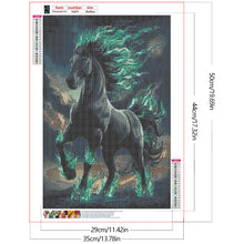 Load image into Gallery viewer, Diamond Painting - Full Round - Horse (35*50CM)
