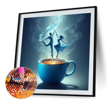 Load image into Gallery viewer, Diamond Painting - Full Round - Dancer On Coffee (40*40CM)
