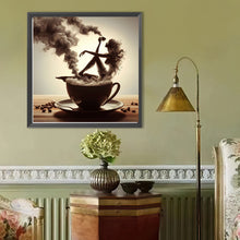 Load image into Gallery viewer, Diamond Painting - Full Round - Dancer On Coffee (40*40CM)
