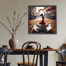 Load image into Gallery viewer, Diamond Painting - Full Round - Dancer On Coffee (40*40CM)
