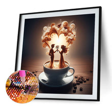 Load image into Gallery viewer, Diamond Painting - Full Round - Dancer On Coffee (40*40CM)
