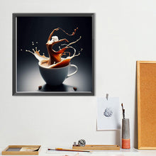 Load image into Gallery viewer, Diamond Painting - Full Round - Dancer On Coffee (40*40CM)
