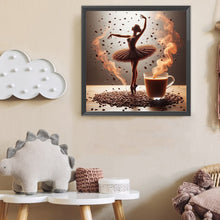 Load image into Gallery viewer, Diamond Painting - Full Round - Dancer On Coffee (40*40CM)
