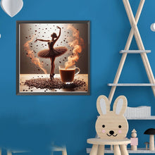 Load image into Gallery viewer, Diamond Painting - Full Round - Dancer On Coffee (40*40CM)
