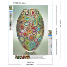 Load image into Gallery viewer, Diamond Painting - Full Round - Polka dot vase (30*40CM)

