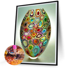 Load image into Gallery viewer, Diamond Painting - Full Round - Polka dot vase (30*40CM)
