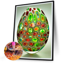 Load image into Gallery viewer, Diamond Painting - Full Round - Green spotted vase (30*40CM)
