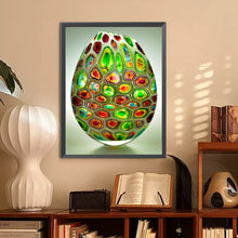Load image into Gallery viewer, Diamond Painting - Full Round - Green spotted vase (30*40CM)
