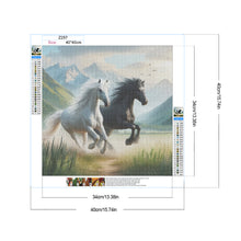 Load image into Gallery viewer, Diamond Painting - Full Round - Horse (40*40CM)
