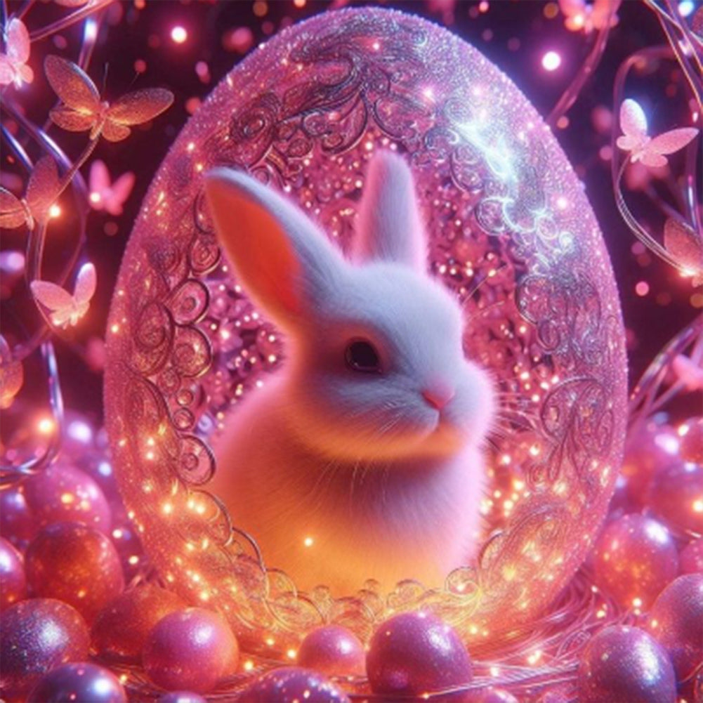 Diamond Painting - Full Round - Rabbit (40*40CM)