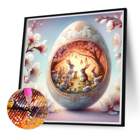 Diamond Painting - Full Round - Easter Egg Bunny (40*40CM)