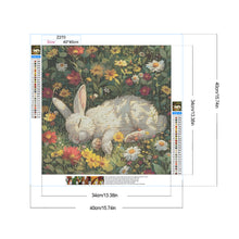 Load image into Gallery viewer, Diamond Painting - Full Round - Rabbit (40*40CM)
