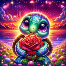 Load image into Gallery viewer, Diamond Painting - Full Round - Rose Turtle (30*30CM)

