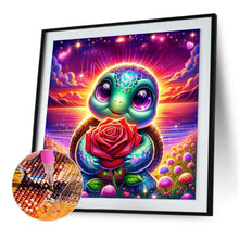 Load image into Gallery viewer, Diamond Painting - Full Round - Rose Turtle (30*30CM)
