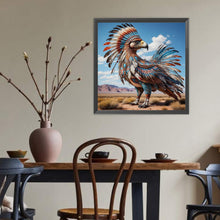 Load image into Gallery viewer, Diamond Painting - Full Round - Indian Eagle (40*40CM)

