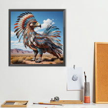 Load image into Gallery viewer, Diamond Painting - Full Round - Indian Eagle (40*40CM)
