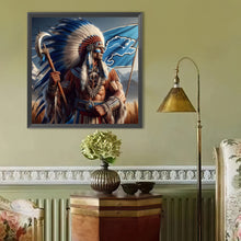Load image into Gallery viewer, Diamond Painting - Full Round - Indians Detroit Lions (40*40CM)

