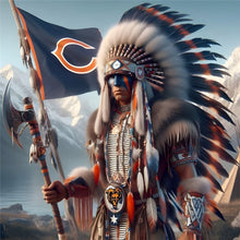 Load image into Gallery viewer, Diamond Painting - Full Round - Indians (40*40CM)
