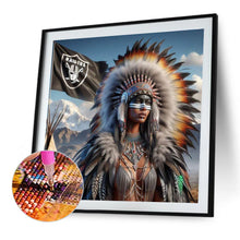 Load image into Gallery viewer, Diamond Painting - Full Round - Indians (40*40CM)

