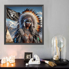 Load image into Gallery viewer, Diamond Painting - Full Round - Indians (40*40CM)
