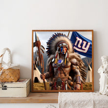 Load image into Gallery viewer, Diamond Painting - Full Round - Indians (40*40CM)
