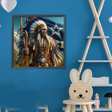 Load image into Gallery viewer, Diamond Painting - Full Round - Indians (40*40CM)
