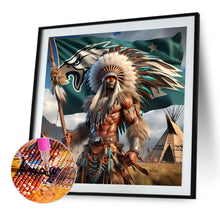 Load image into Gallery viewer, Diamond Painting - Full Round - Indians (40*40CM)
