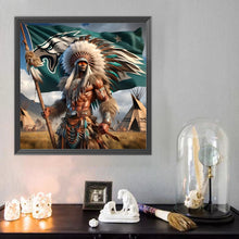 Load image into Gallery viewer, Diamond Painting - Full Round - Indians (40*40CM)

