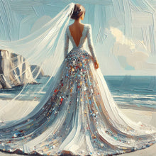 Load image into Gallery viewer, Diamond Painting - Full Round - Girl&#39;S Back (30*30CM)

