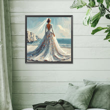 Load image into Gallery viewer, Diamond Painting - Full Round - Girl&#39;S Back (30*30CM)
