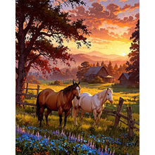 Load image into Gallery viewer, Diamond Painting - Full Round - Forest Horse (40*50CM)
