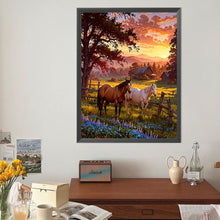 Load image into Gallery viewer, Diamond Painting - Full Round - Forest Horse (40*50CM)
