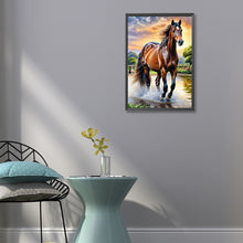 Load image into Gallery viewer, Diamond Painting - Full Round - Running Horse (35*50CM)
