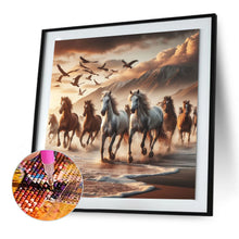 Load image into Gallery viewer, Diamond Painting - Full Round - Running Horse (50*50CM)

