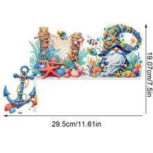 Load image into Gallery viewer, Ocean Goblin 5D DIY Wooden Door Topper Diamond Painting Door Corner Decor
