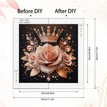 Load image into Gallery viewer, Diamond Painting - Partial Special Shaped - Dreamlike Rose (30*30CM)
