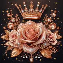 Load image into Gallery viewer, Diamond Painting - Partial Special Shaped - Dreamlike Rose (30*30CM)

