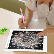 Load image into Gallery viewer, Diamond Painting - Partial Special Shaped - Dreamlike Rose (30*30CM)
