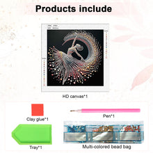 Load image into Gallery viewer, Diamond Painting - Partial Special Shaped - Elegant Dancing Woman (30*30CM)
