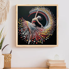 Load image into Gallery viewer, Diamond Painting - Partial Special Shaped - Elegant Dancing Woman (30*30CM)
