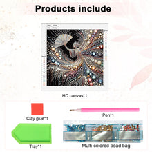 Load image into Gallery viewer, Diamond Painting - Partial Special Shaped - Elegant Dancing Woman (30*30CM)
