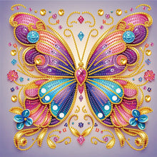 Load image into Gallery viewer, Diamond Painting - Partial Special Shaped - Butterfly (30*30CM)
