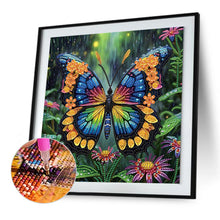 Load image into Gallery viewer, Diamond Painting - Partial Special Shaped - Butterfly (30*30CM)
