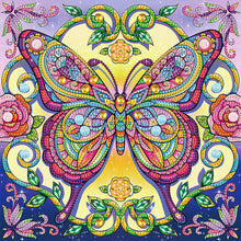 Load image into Gallery viewer, Diamond Painting - Partial Special Shaped - Butterfly (30*30CM)

