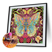 Load image into Gallery viewer, Diamond Painting - Partial Special Shaped - Butterfly (30*30CM)
