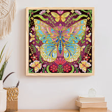 Load image into Gallery viewer, Diamond Painting - Partial Special Shaped - Butterfly (30*30CM)
